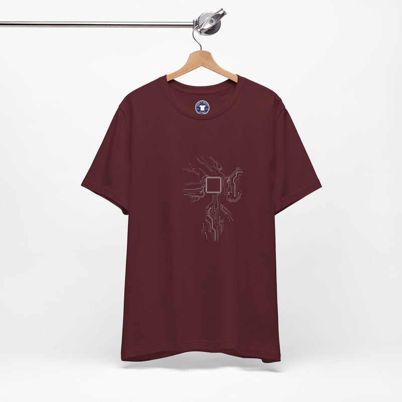 Cpu Heart Chipset Board - Geek Coding T-Shirt - Premium Unisex Crewneck T-Shirt