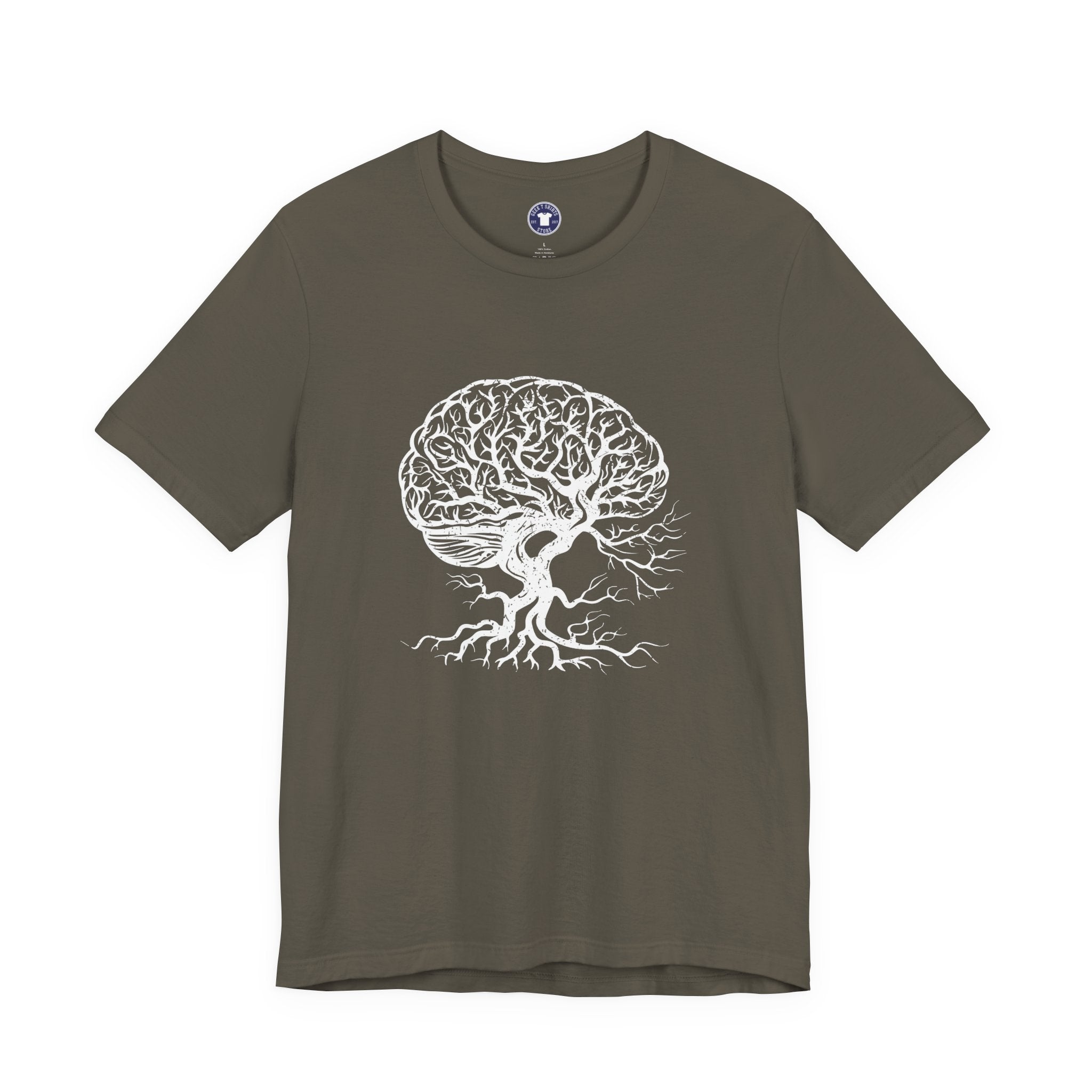 Brain Tree - Premium Unisex Crewneck T-Shirt