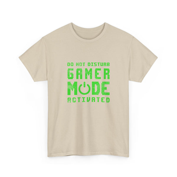 Gamer Mode Activated T-Shirt, Do Not Disturb Tee, Geek T-Shirt, Nerd Shirt, Video Game Lover Gift, Retro Style, Power Symbol Design