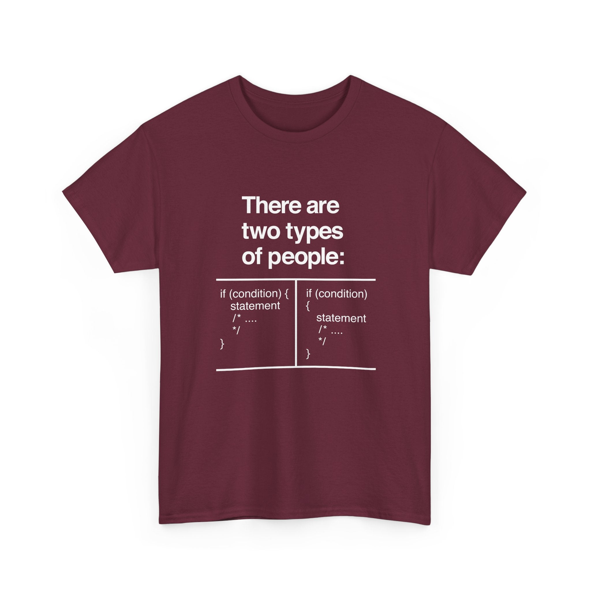 There Are Two Types Of People - Code Shirt -  Unisex Crewneck T-Shirt