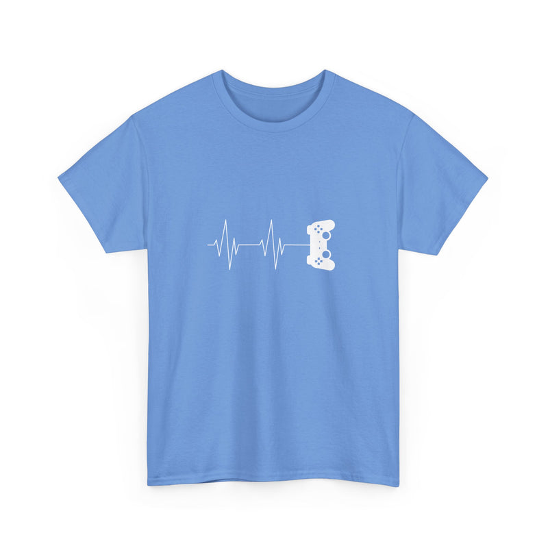 Heartbeat Video Game Controller T-Shirt, Gamer Shirt, Geek T-Shirt, Nerd Shirt, Video Game Lover Gift, Gaming Pulse Tee, Fun Gamer Apparel