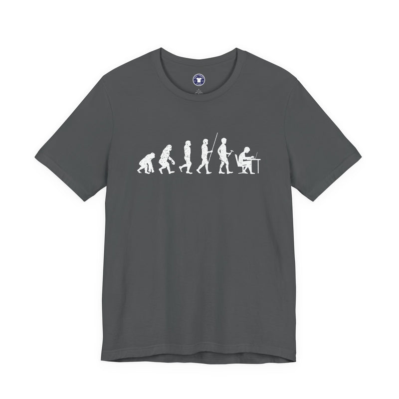 The Evolution To Coders - Premium Unisex Crewneck T-Shirt