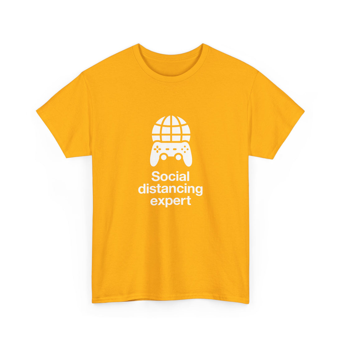Social Distancing Expert - Regular Unisex Crewneck T-Shirt