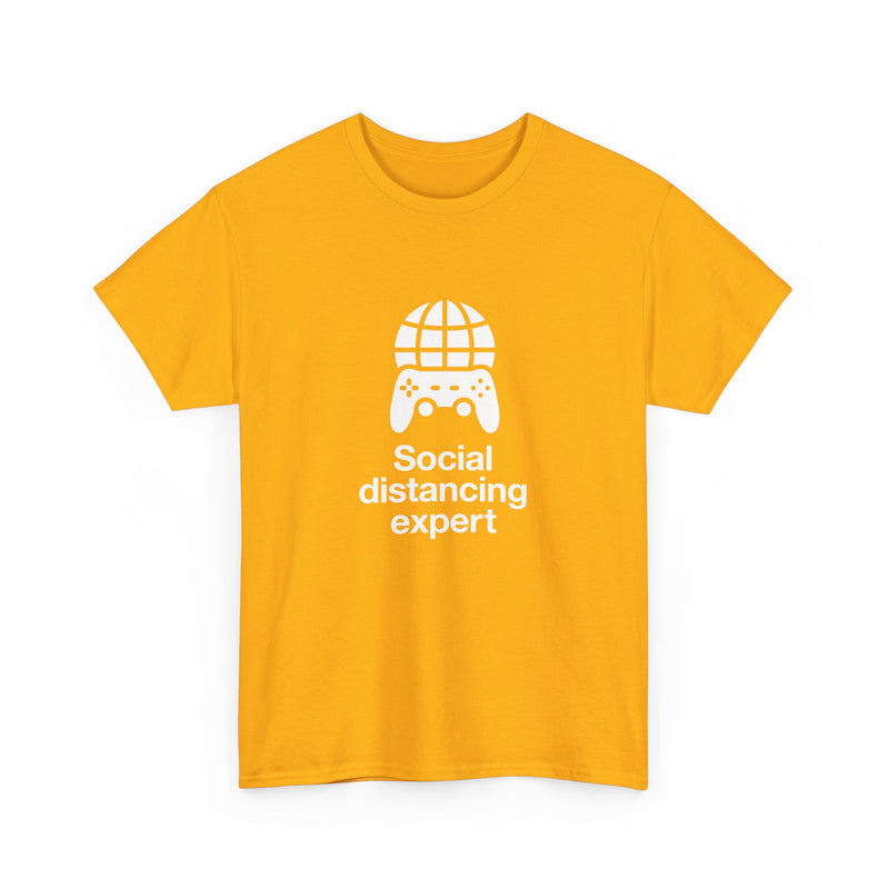 Social Distancing Expert - Regular Unisex Crewneck T-Shirt