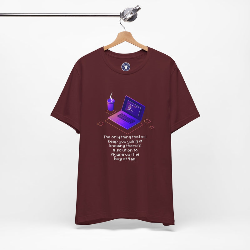 Figure Out The Bug At 4am - Premium Unisex Crewneck T-Shirt