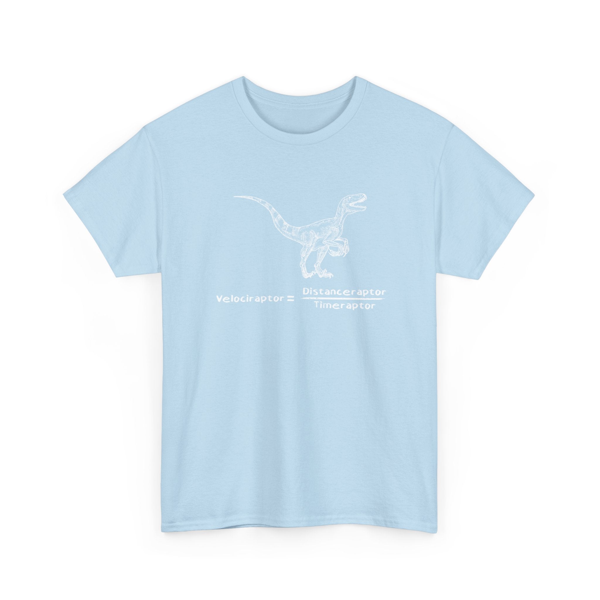 Raptor Speed Equation - Science Physics Geek - Regular Unisex Crewneck T-Shirt