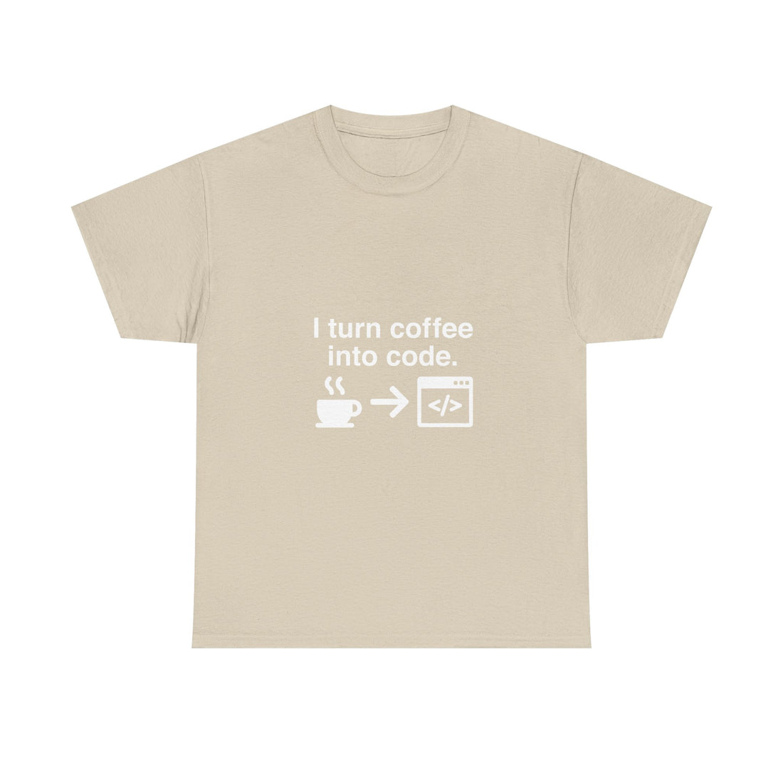 I Turn Coffee Into Code T-Shirt, Programmer Gift Tee, Coding Humor Shirt, Geek T-Shirt, Nerd Shirt, Developer Present, Coder Apparel