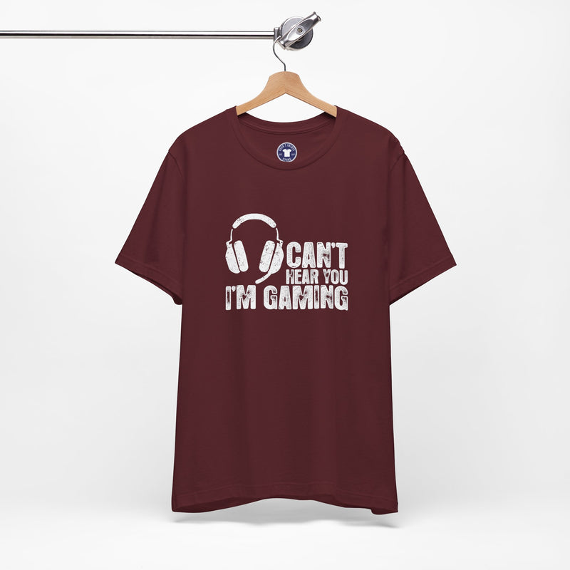Can't Hear You I'm Gaming - Premium Unisex Crewneck T-Shirt