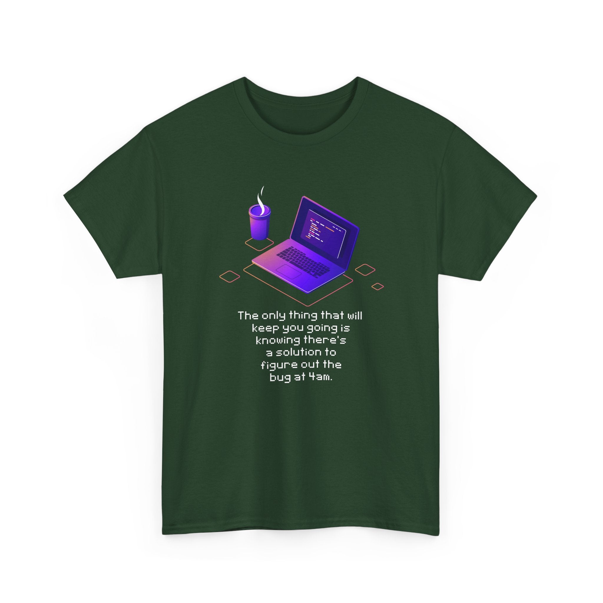 Figure Out The Bug At 4am -  Unisex Crewneck T-Shirt
