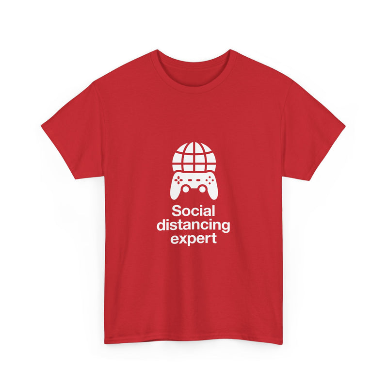Social Distancing Expert T-Shirt, Gamer Tee, Video Game Controller Shirt, Geek T-Shirt, Nerd Shirt, Social Gamer Gift, Online Gaming Apparel