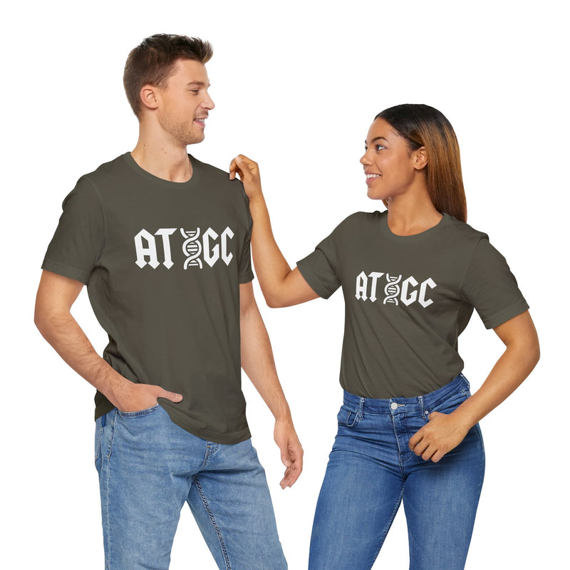 ATGC Dna Molecule - Science Shirt - Dna Shirt - Premium Unisex Crewneck T-Shirt