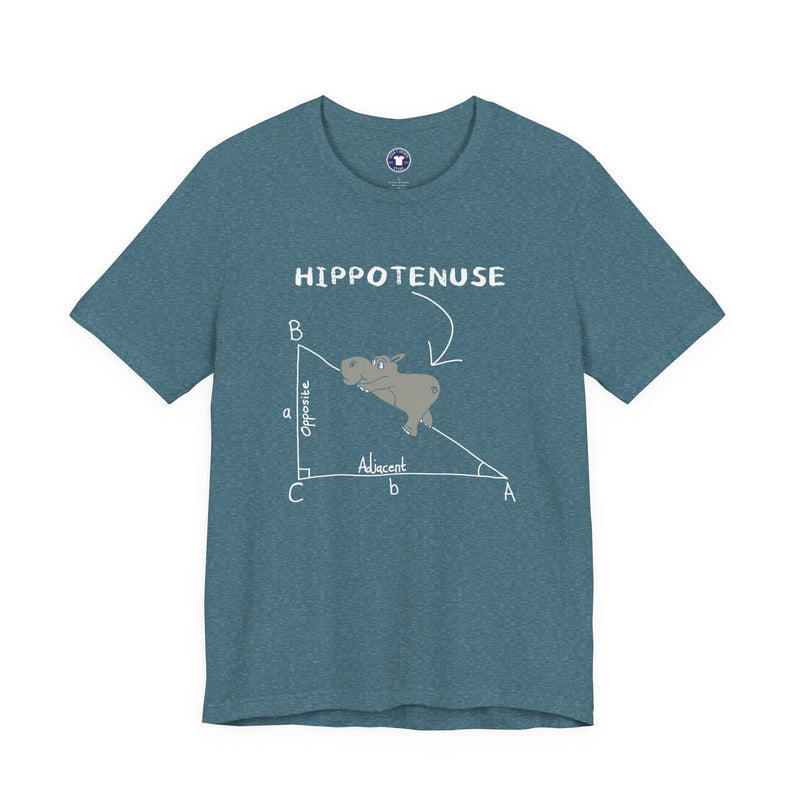 Geometry Hippotenuse Hypotenuse - Premium Unisex Crewneck T-Shirt
