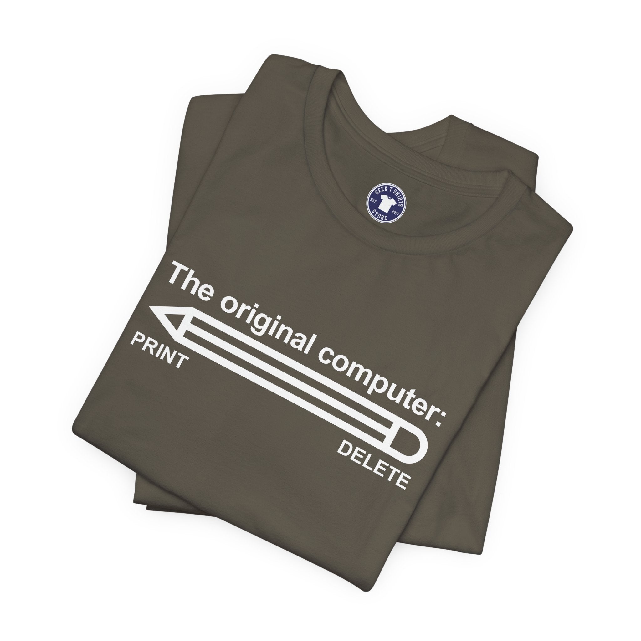 The Original Computer - Nerd Shirt - It Shirt - Premium Unisex Crewneck T-Shirt