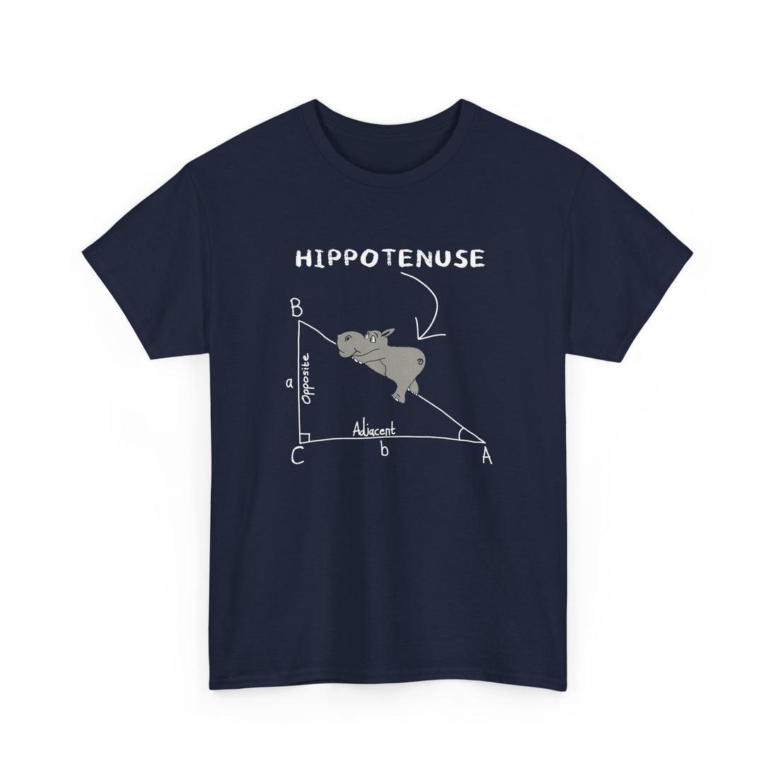 Geometry Hippotenuse Hypotenuse - Regular Unisex Crewneck T-Shirt