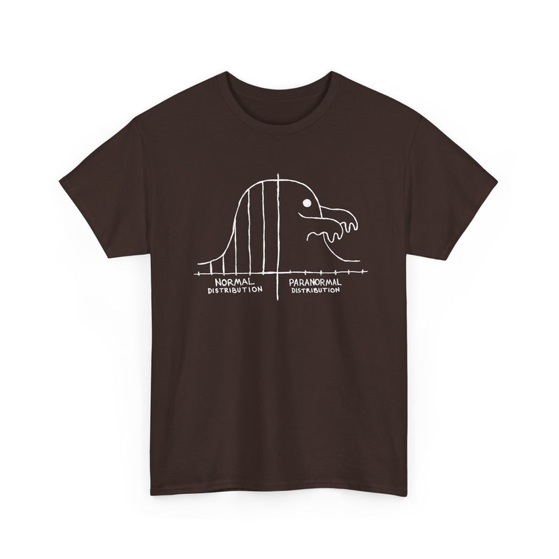 Math Statistics Paranormal Distribution Ghost - Regular Unisex Crewneck T-Shirt
