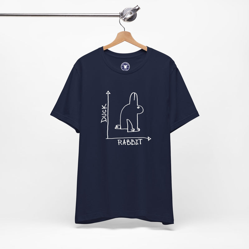 Rabbit-Duck Paradox - Premium Unisex Crewneck T-Shirt