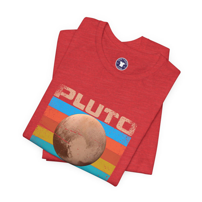 Pluto Never Forget - Geek Shirt - Funny Science Shirt - Premium Unisex Crewneck T-Shirt
