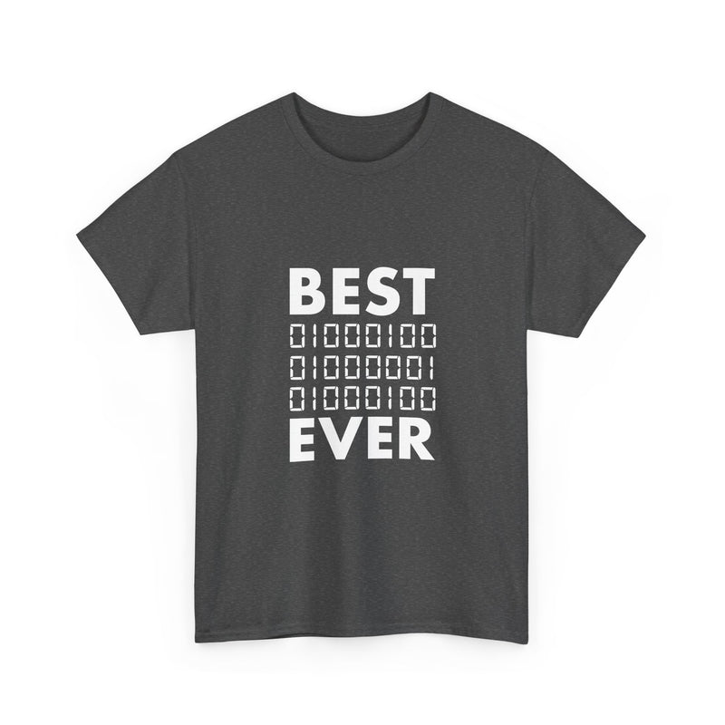Geek T-Shirt Best Ever Binary Code Shirt, Nerd Shirt, Coding Gift, Programmer Tee, Tech Humor Apparel, Computer Science Top, Fun Geek Wear