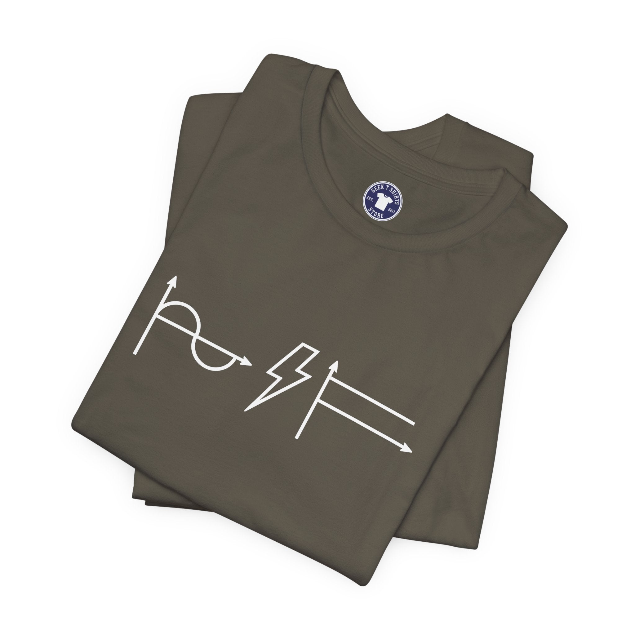 A-C D-C Electrical Engineer Joke - Premium Unisex Crewneck T-Shirt