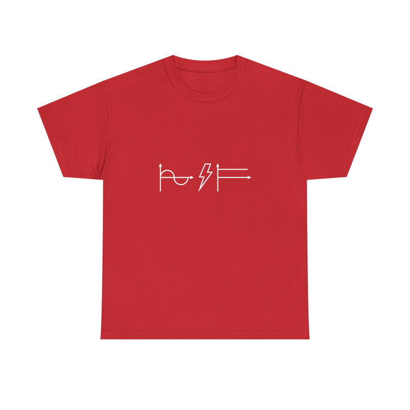 Physics Formula T-Shirt, Science Humor Tee, Physics Lover Gift, Geek T-Shirt, Nerd Shirt, Math Art Shirt, STEM Education Apparel