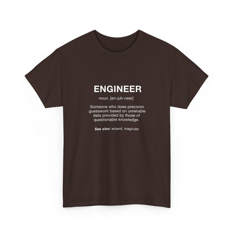 Engineer Noun - Engineering Shirt - Regular Unisex Crewneck T-Shirt