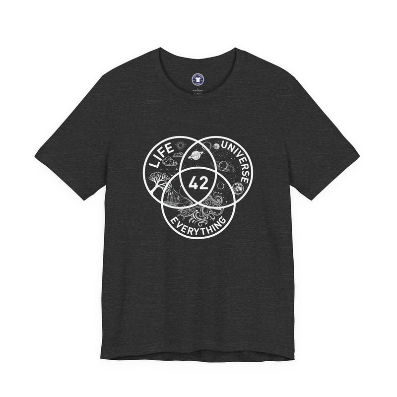 42 Answer To Life The Universe And Everything - White Version - Premium Unisex Crewneck T-Shirt