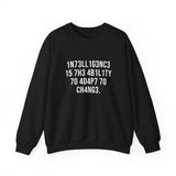 Intelligence Adapts Sweatshirt