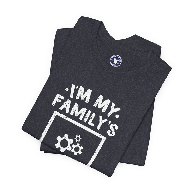 I'm My Family's Unpaid Tech Support - Premium Unisex Crewneck T-Shirt