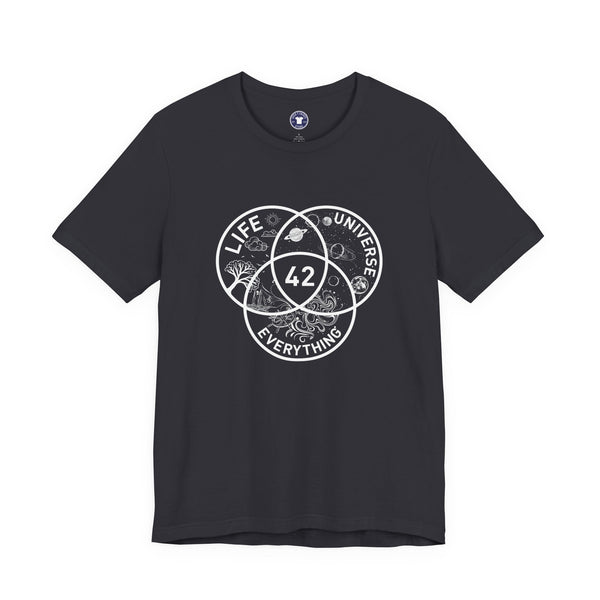 42 Answer To Life The Universe And Everything - White Version - Premium Unisex Crewneck T-Shirt