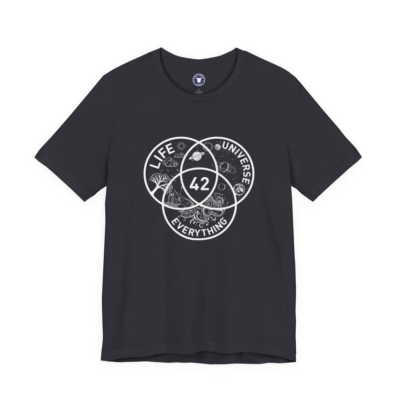 42 Answer To Life The Universe And Everything - White Version - Premium Unisex Crewneck T-Shirt