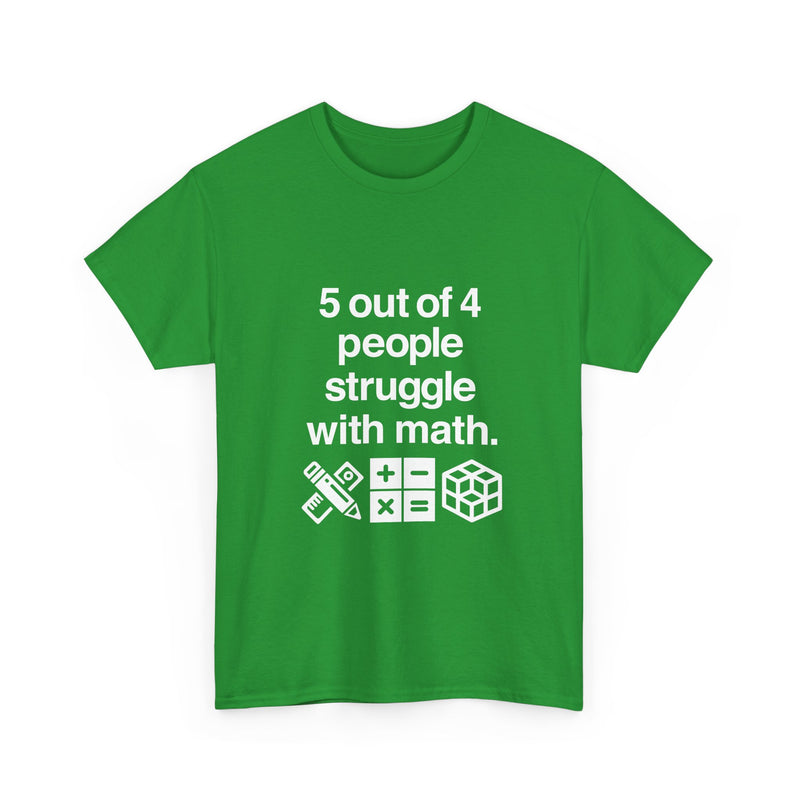 Funny Math Humor T-Shirt, Geek T-Shirt, Nerd Shirt, Math Joke Tee, STEM Gift, Geeky Apparel, Math Struggle Laugh, Puzzle Lover Shirt