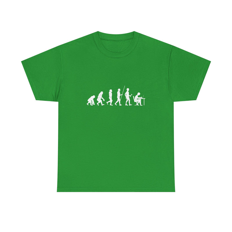 Evolution of Man T-Shirt, Humorous Science Tee, Geek T-Shirt, Nerd Shirt, Funny Evolution Graphic, Casual Wear Gift, Unique Art Apparel
