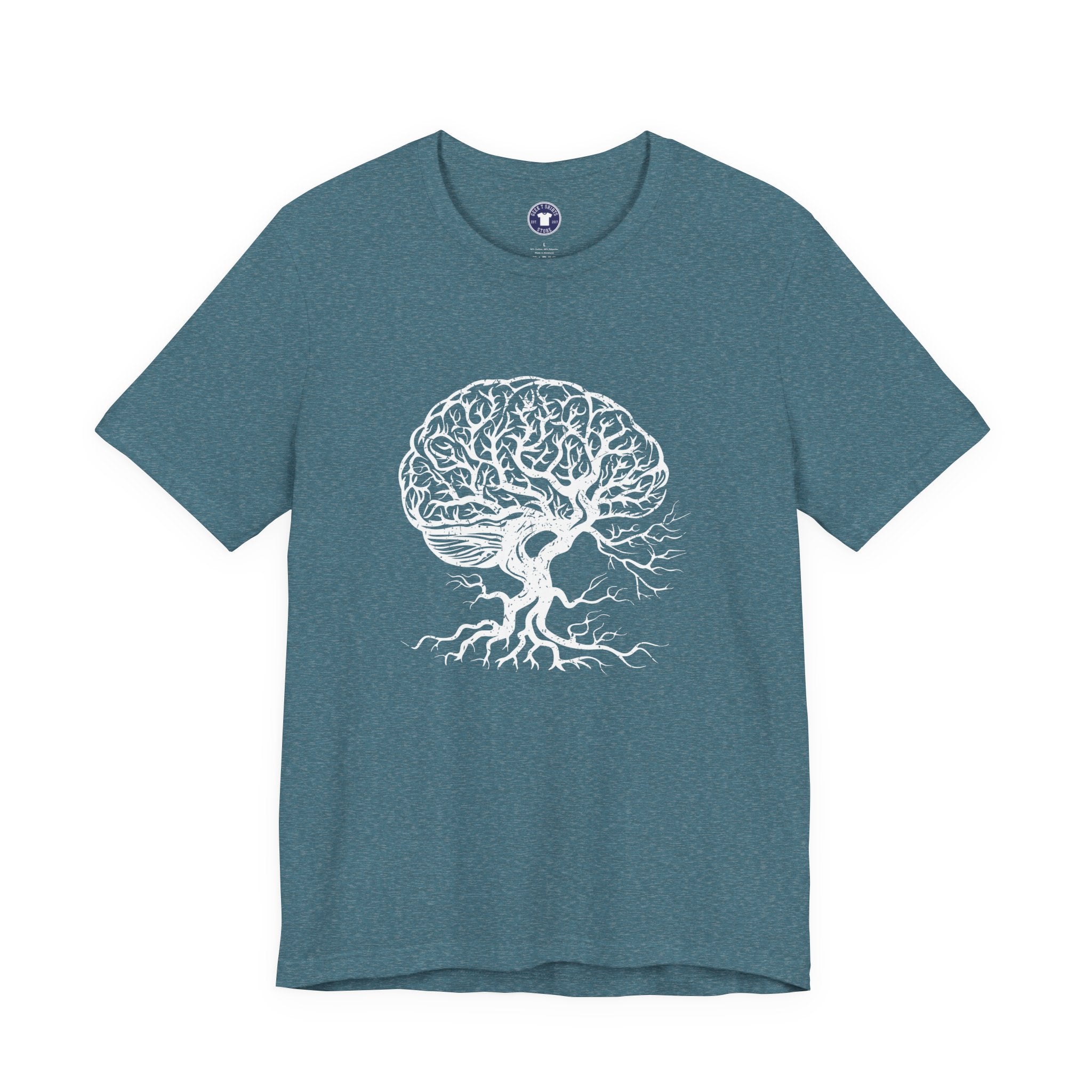 Brain Tree - Premium Unisex Crewneck T-Shirt