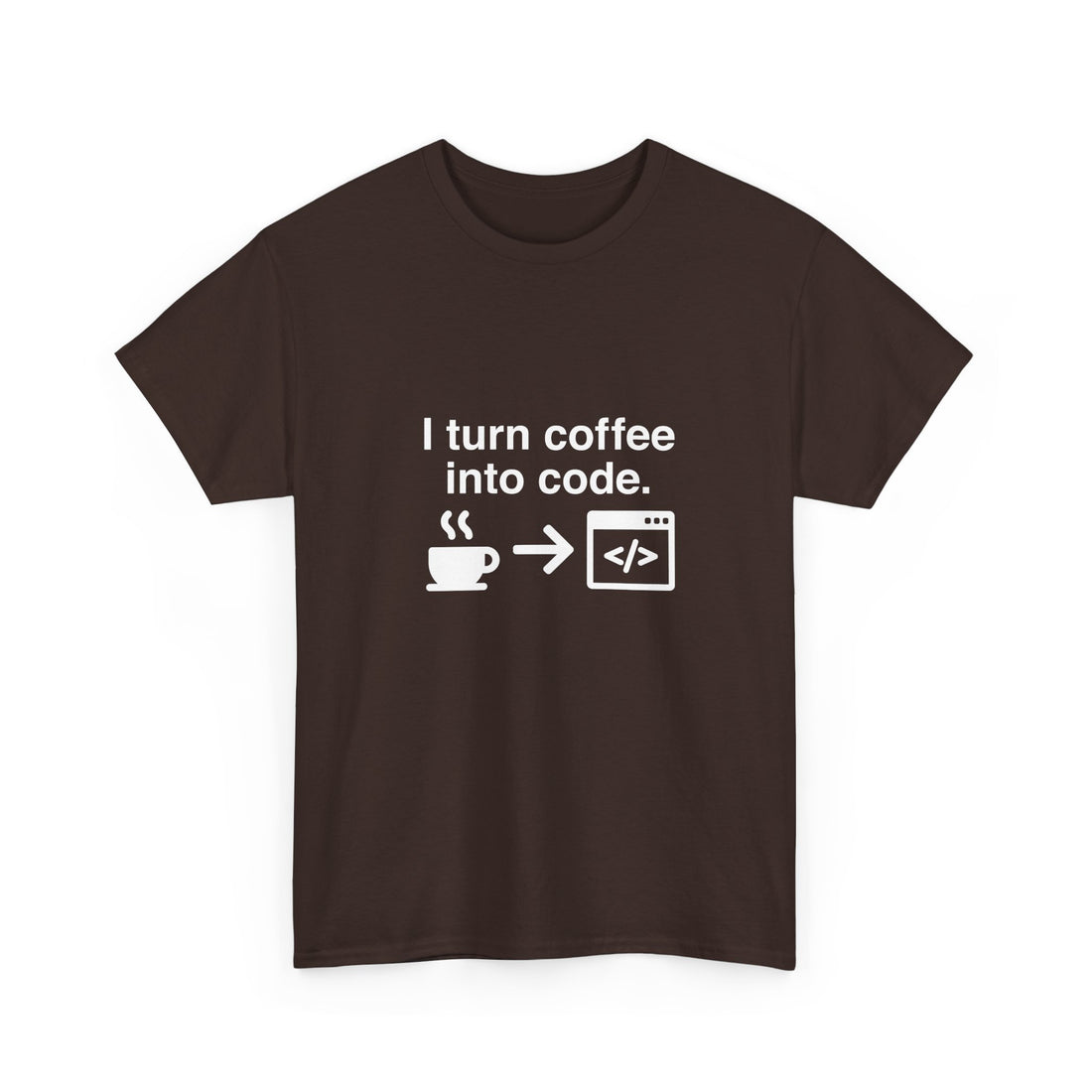 I Turn Coffee Into Code T-Shirt, Programmer Gift Tee, Coding Humor Shirt, Geek T-Shirt, Nerd Shirt, Developer Present, Coder Apparel