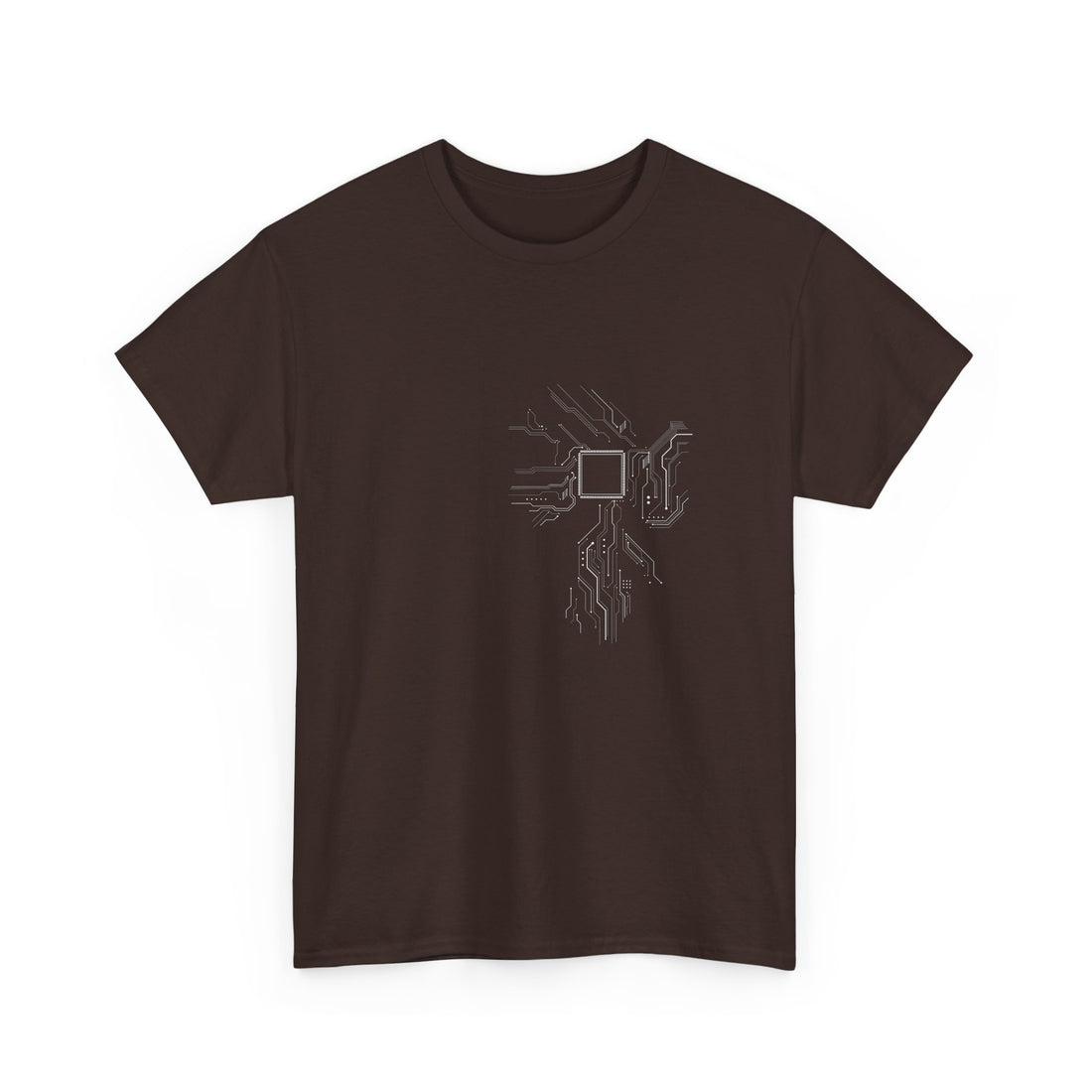 Cpu Heart Chipset Board - Geek Coding T-Shirt - Regular Unisex Crewneck T-Shirt
