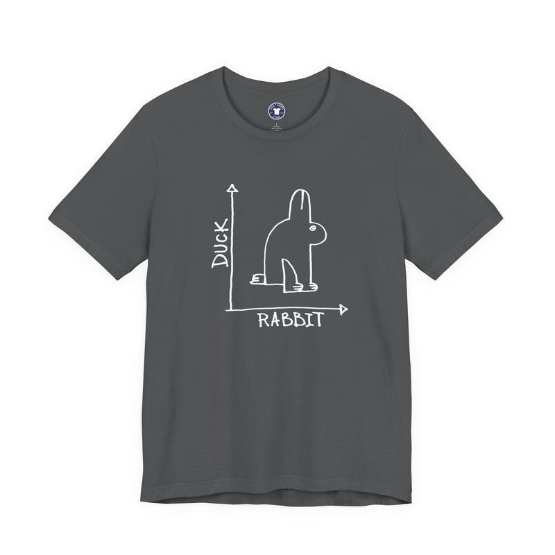 Rabbit-Duck Paradox - Premium Unisex Crewneck T-Shirt