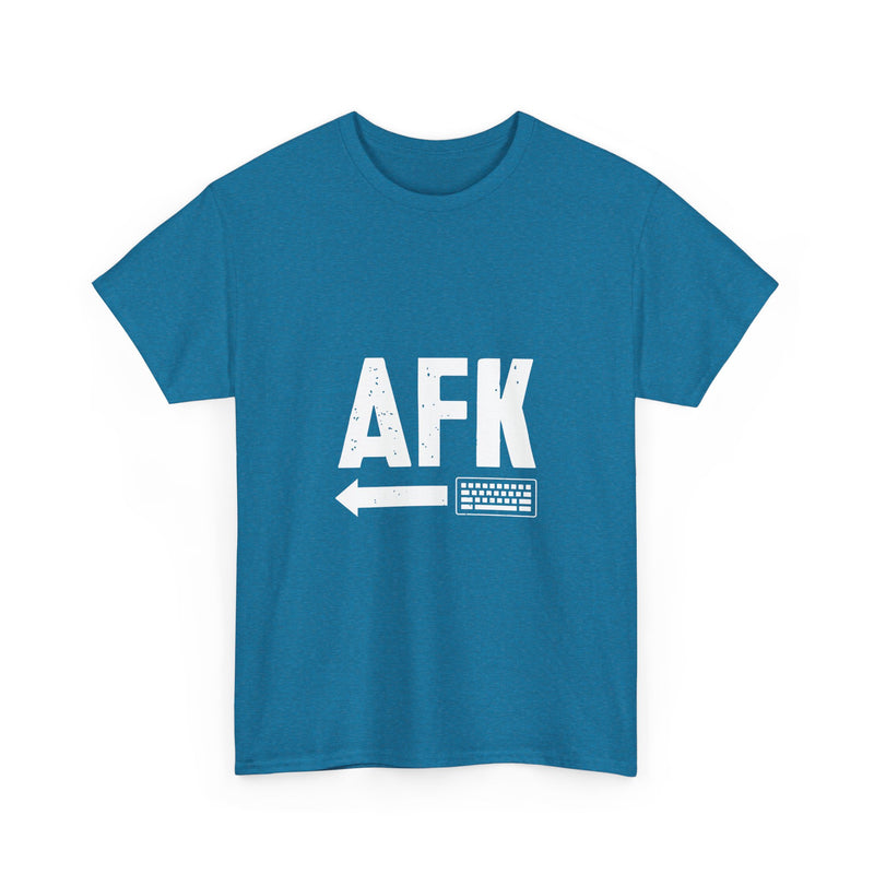 AFK Keyboard T-Shirt, Gamer Tee, Keyboard Lover Gift, Geek T-Shirt, Nerd Shirt, Video Game Apparel, Computer Humor Top, Casual Wear