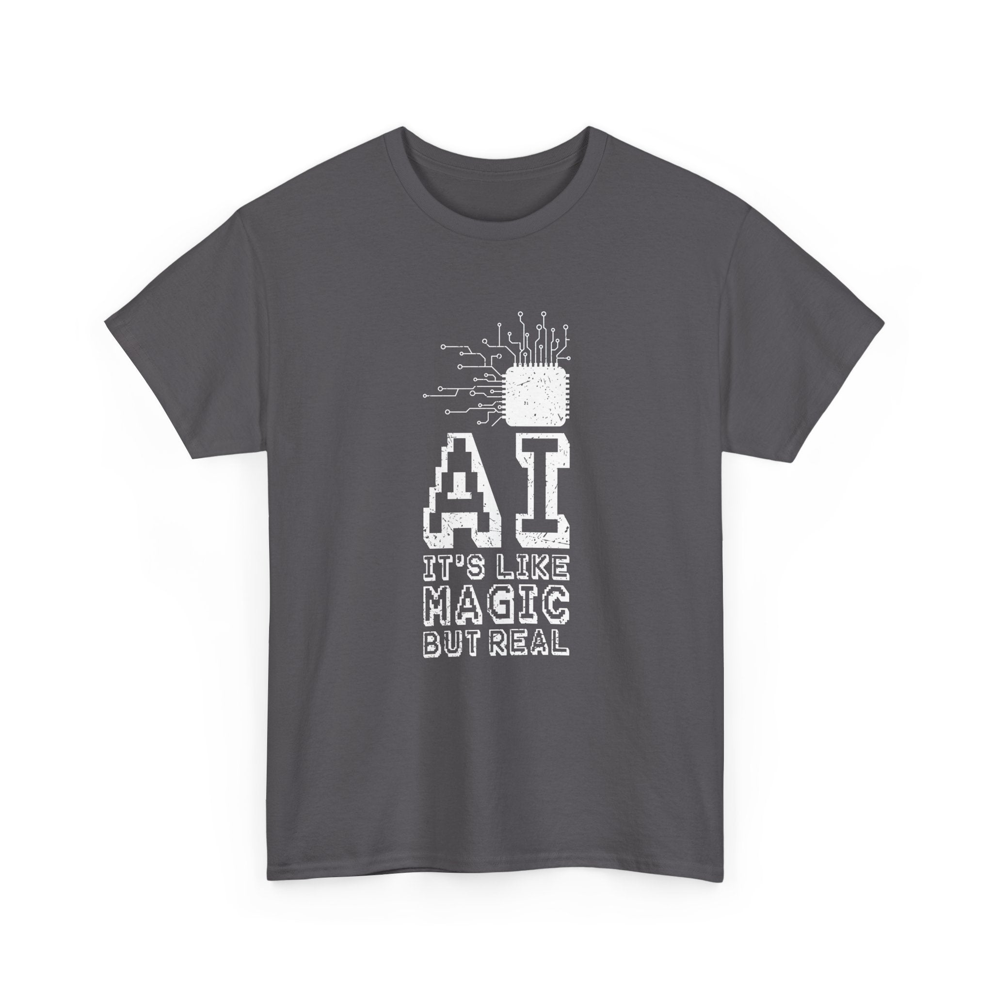 AI Like Magic But Real -  Unisex Crewneck T-Shirt