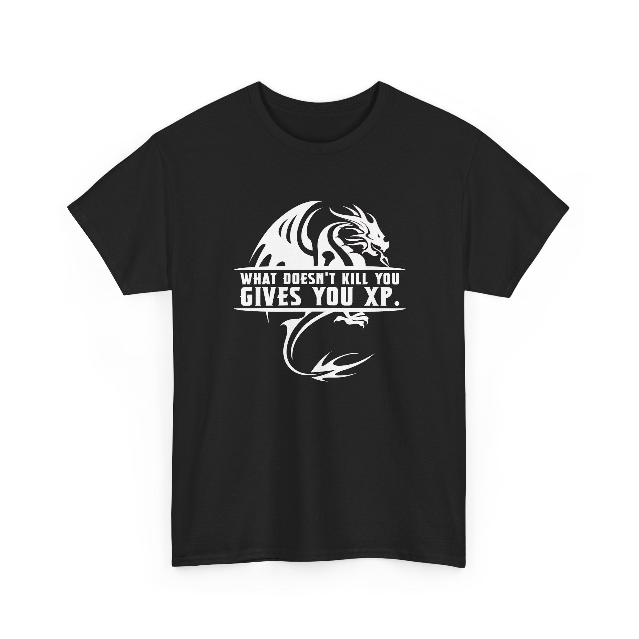 What Doesnt Kill You Gives You XP - Gamer Shirt - Regular Unisex Crewneck T-Shirt