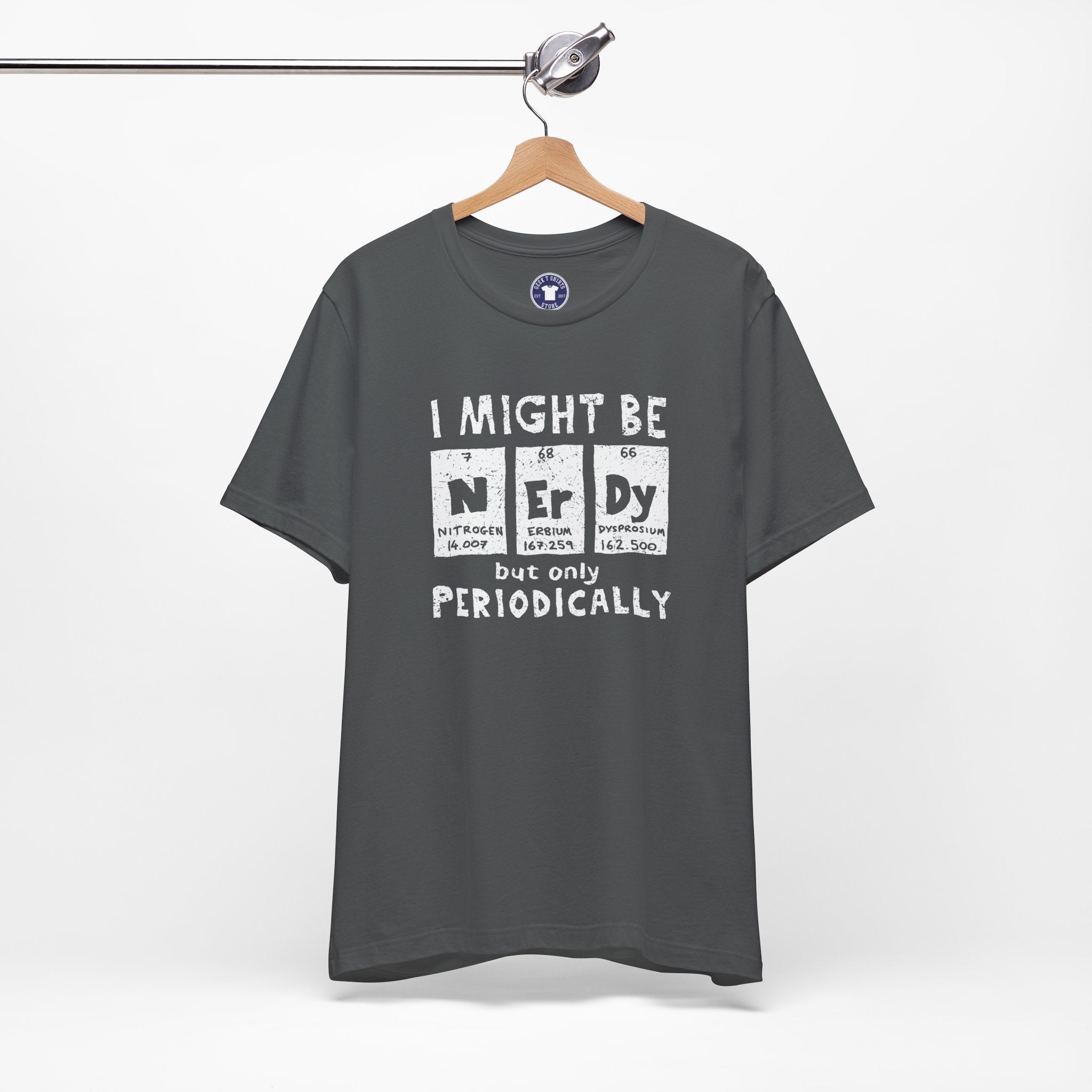 I Might Be Nerdy Periodically - Premium Unisex Crewneck T-Shirt