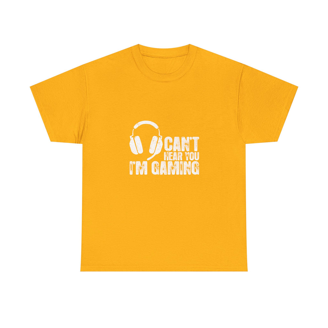 Can't Hear You I'm Gaming T-Shirt, Gamer Gift Tee, Video Game Shirt, Geek T-Shirt, Nerd Shirt, Casual Gamer Apparel, Gaming Headset Design