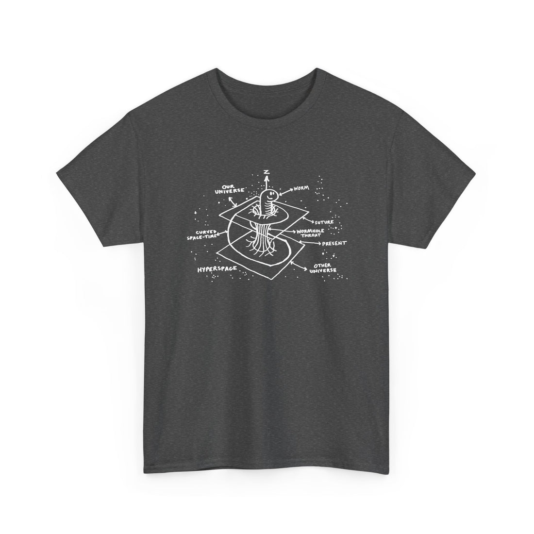 Time Warp Physics Wormhole - Regular Unisex Crewneck T-Shirt