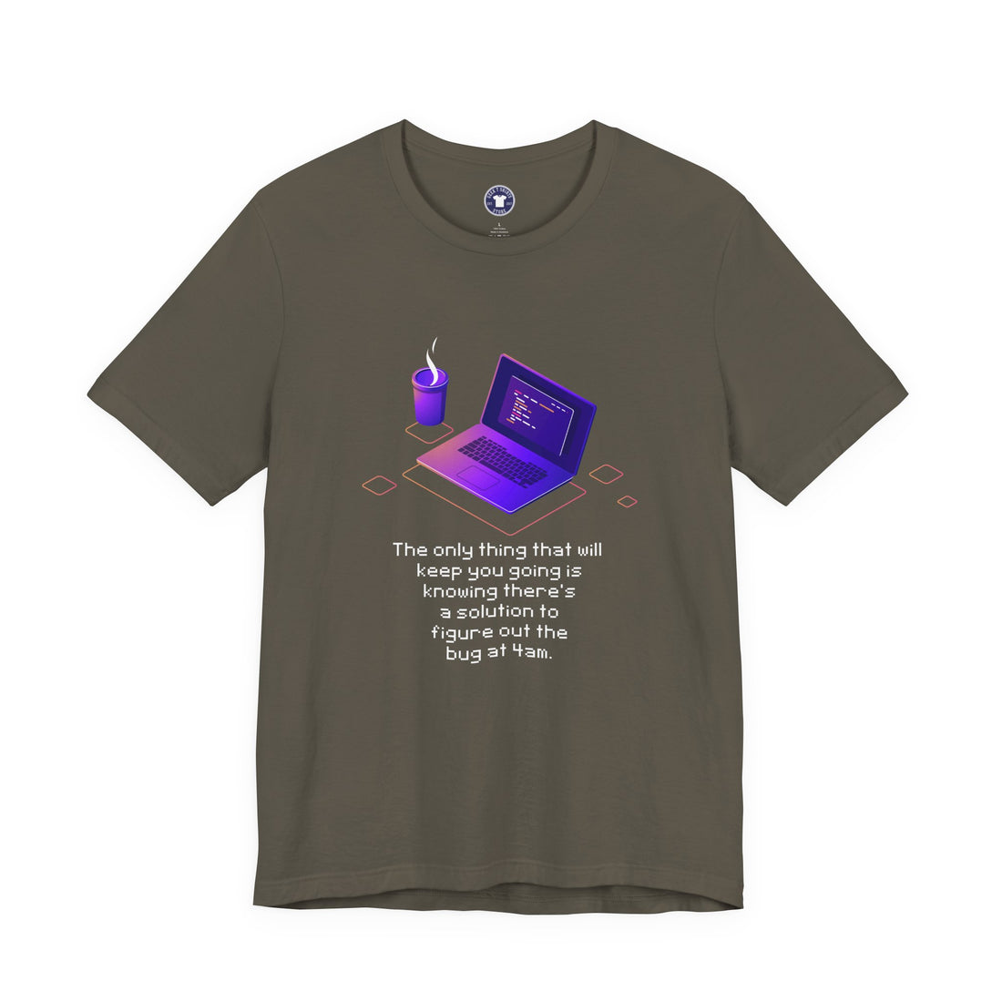 Figure Out The Bug At 4am - Premium Unisex Crewneck T-Shirt