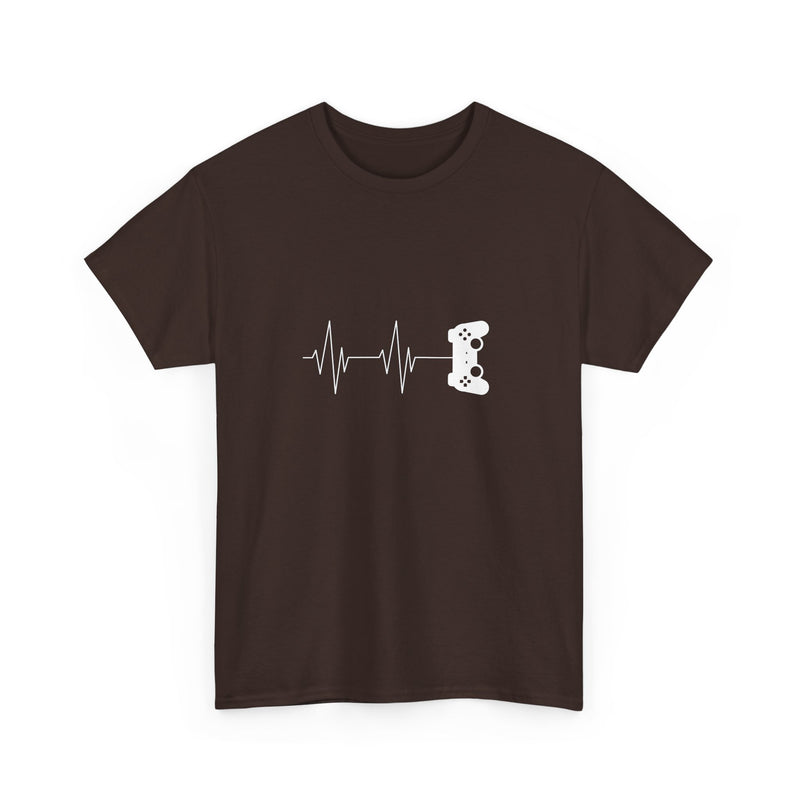 Heartbeat Video Game Controller T-Shirt, Gamer Shirt, Geek T-Shirt, Nerd Shirt, Video Game Lover Gift, Gaming Pulse Tee, Fun Gamer Apparel