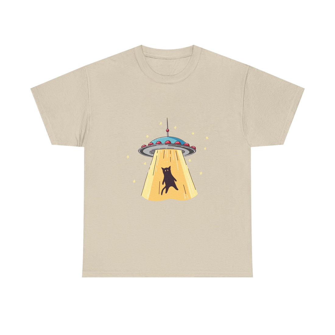 Alien Abduction Cat T-Shirt, UFO Shirt, Space Tee, Sci-Fi Humor Gift, Geek T-Shirt, Nerd Shirt, Funny Cat Art, Outer Space Design Apparel
