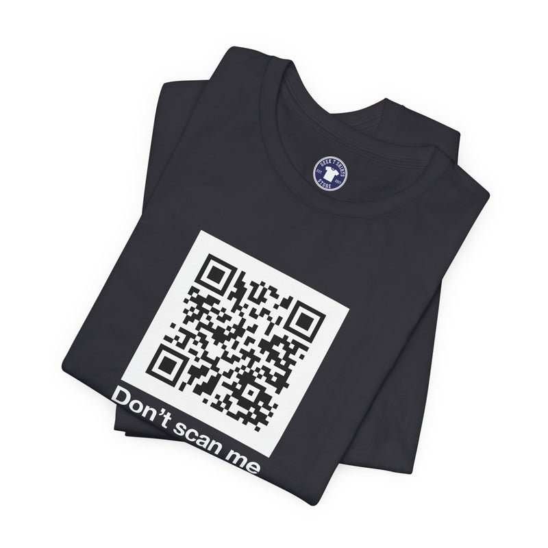 Qr Code Prank - Rick Astley - Dont Scan Me - Premium Unisex Crewneck T-Shirt