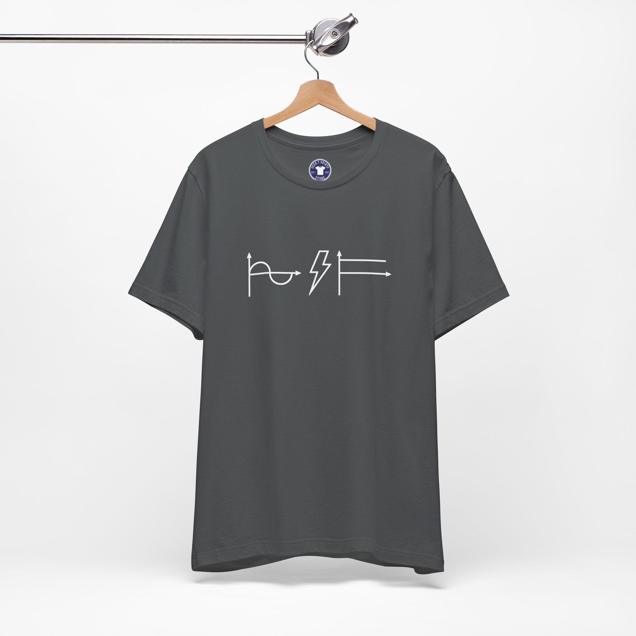 A-C D-C Electrical Engineer Joke - Premium Unisex Crewneck T-Shirt