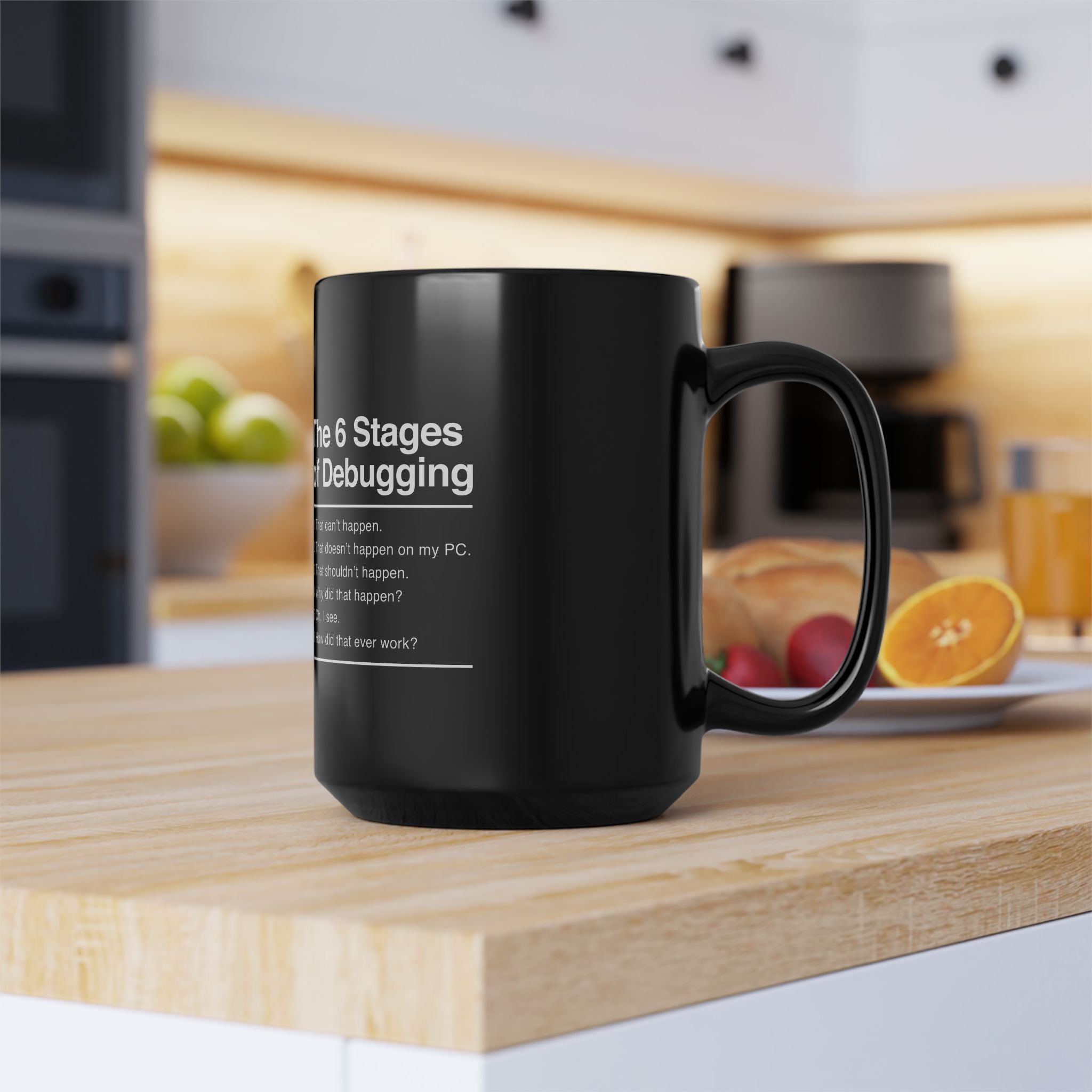 Programmer Noun - Black Glossy Mug