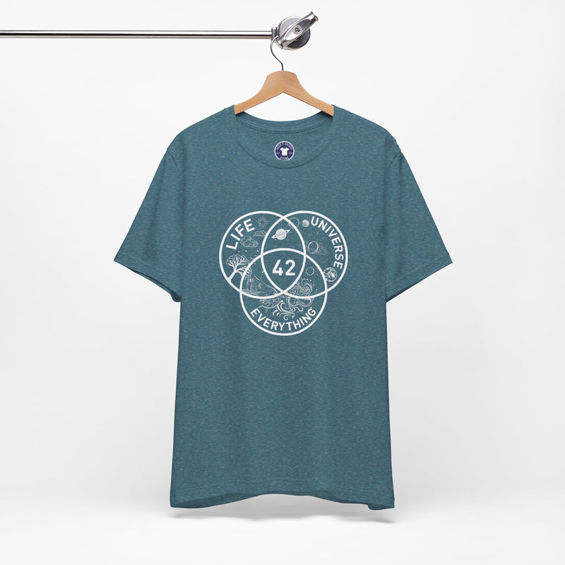 42 Answer To Life The Universe And Everything - White Version - Premium Unisex Crewneck T-Shirt