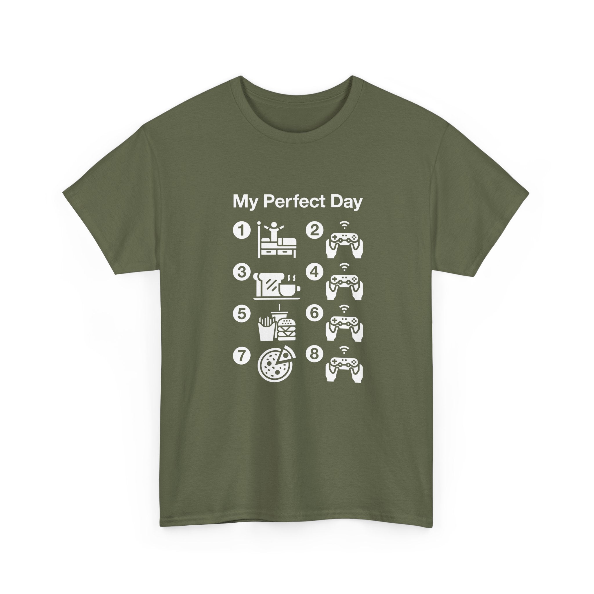My Perfect Day Gaming -  Unisex Crewneck T-Shirt